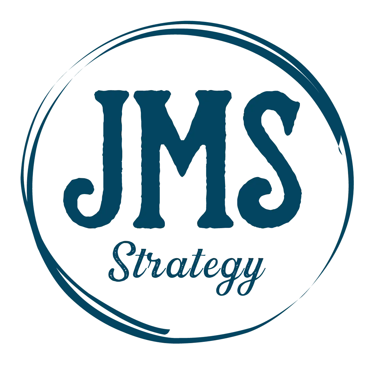 The JMS Strategy logo, a circle with the initials JMS above "Strategy" enclosed